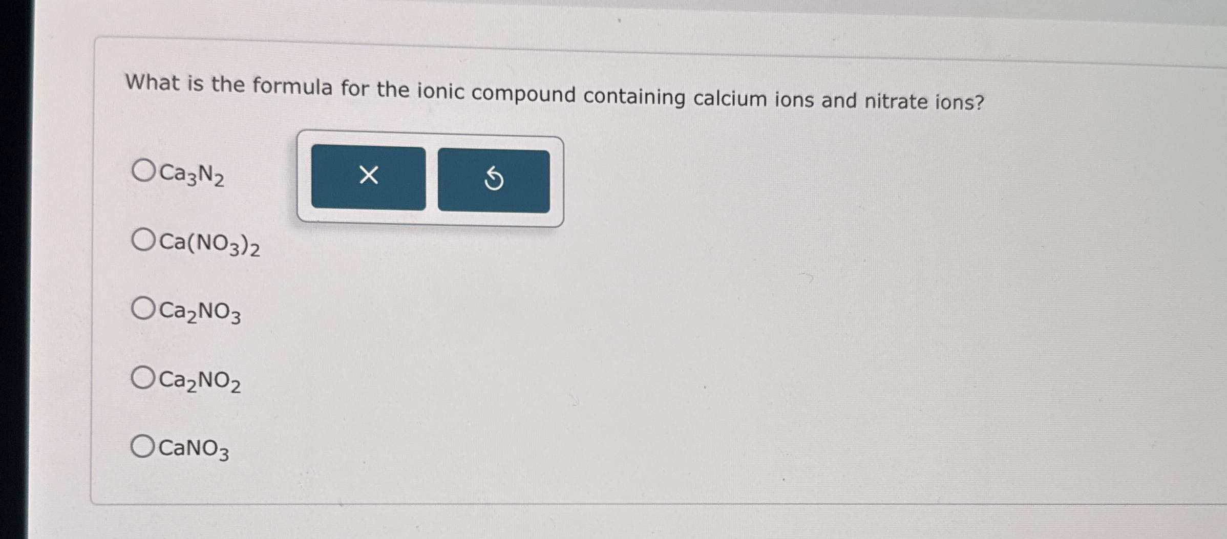 Solved What is the formula for the ionic compound containing | Chegg.com