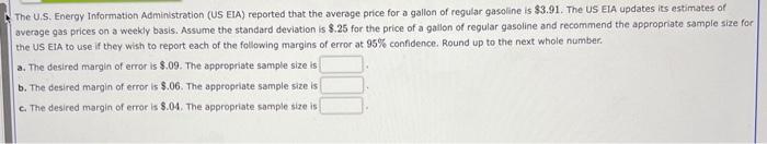 Solved The U.S. Energy Information Administration (US EIA) | Chegg.com