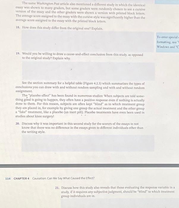 Solved 114 The same Washington Post article also mentioned a