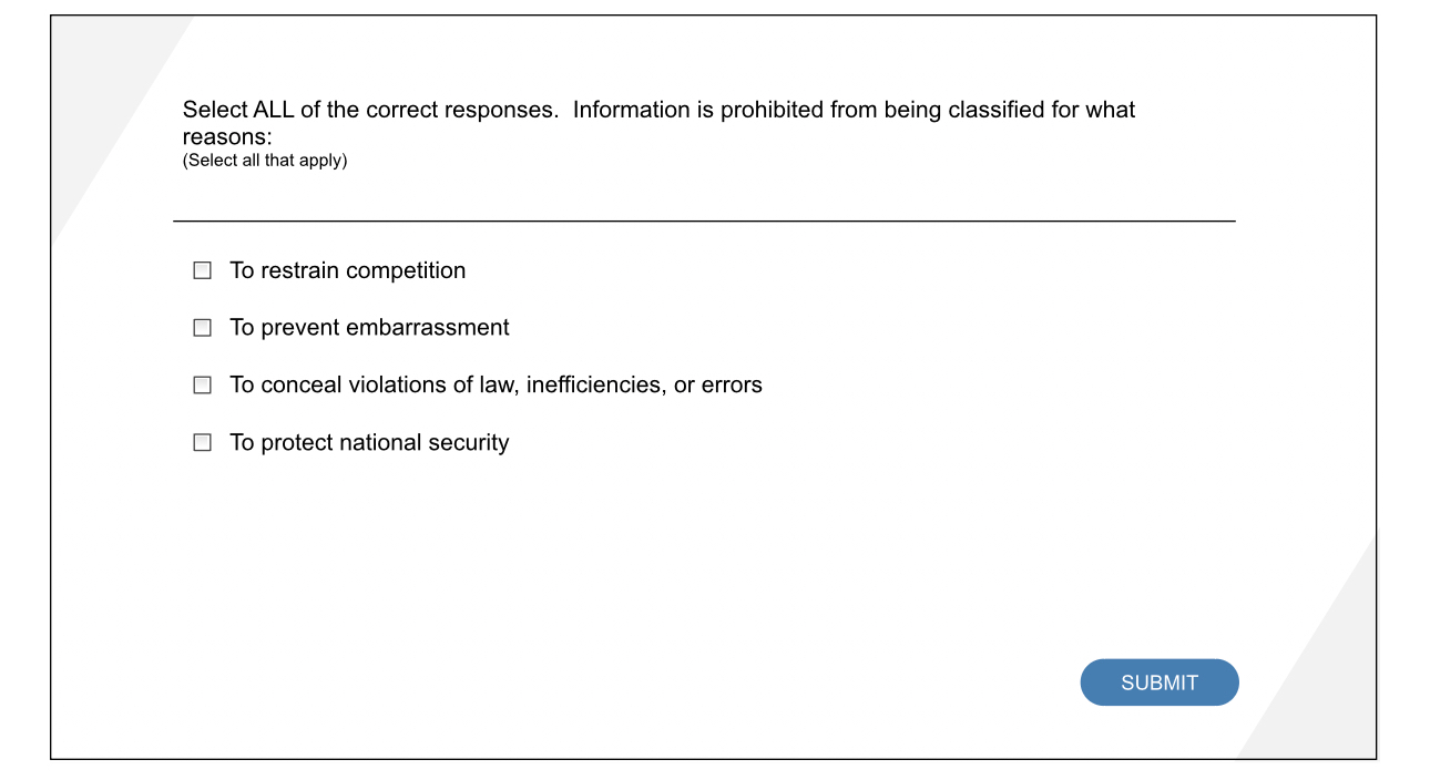 Solved Select ALL of the correct responses. Information is | Chegg.com
