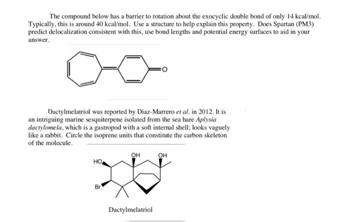 solved-the-compound-below-has-a-barrier-to-rotation-about-chegg