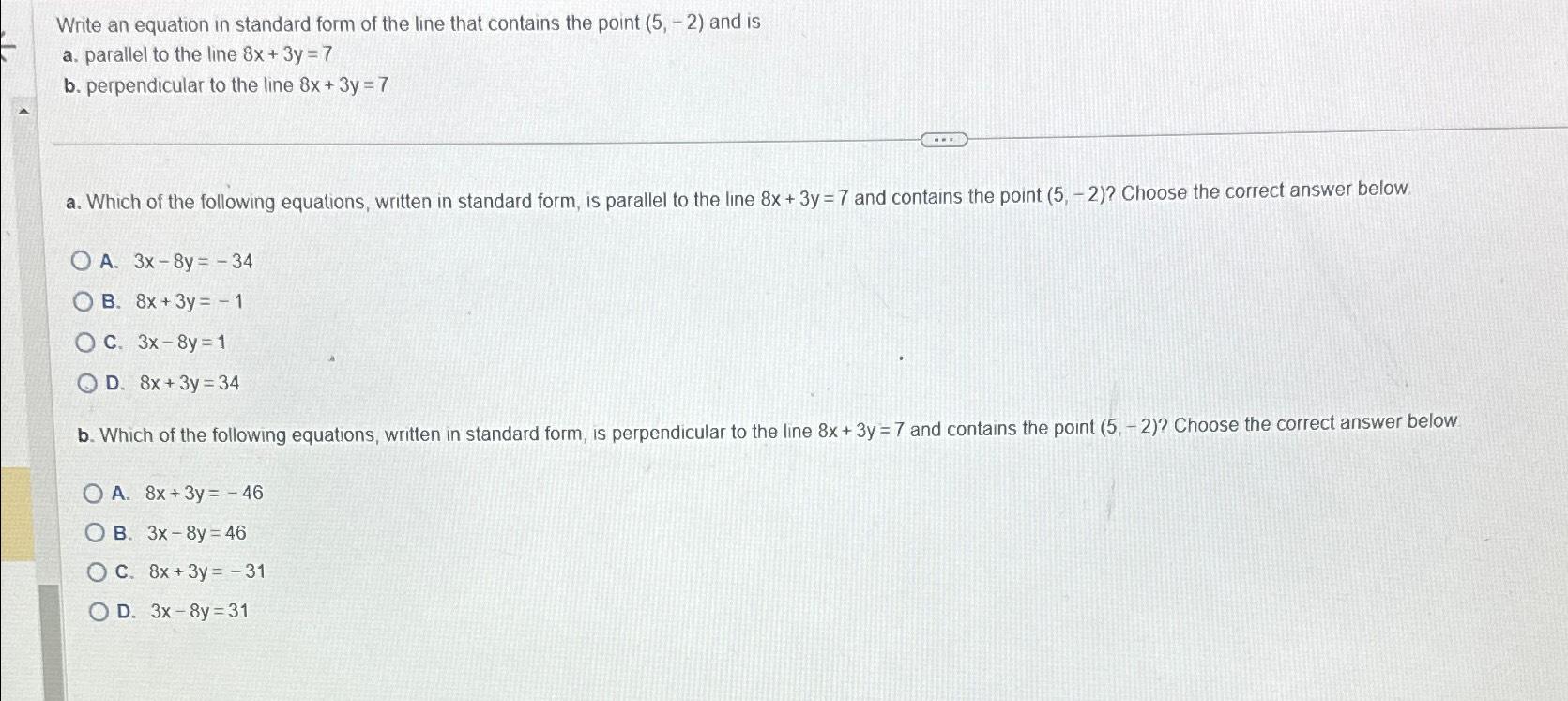 solved-write-an-equation-in-standard-form-of-the-line-that-chegg