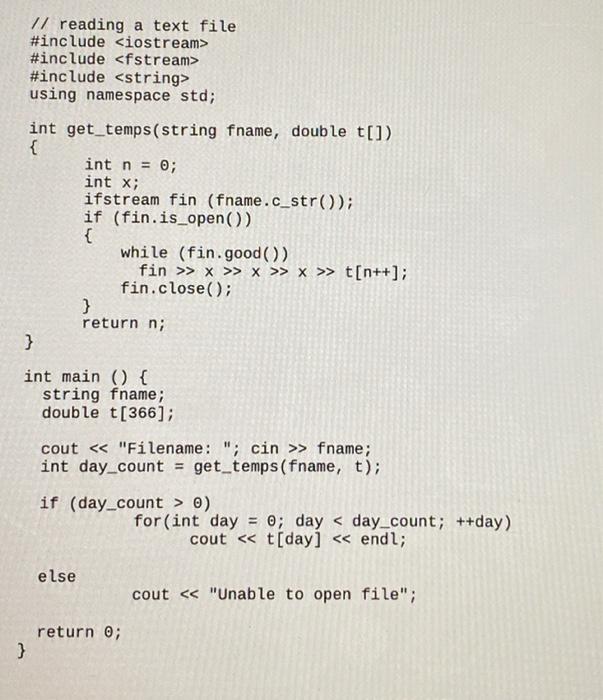 Solved Download this example program: read file 2C.CRR | Chegg.com