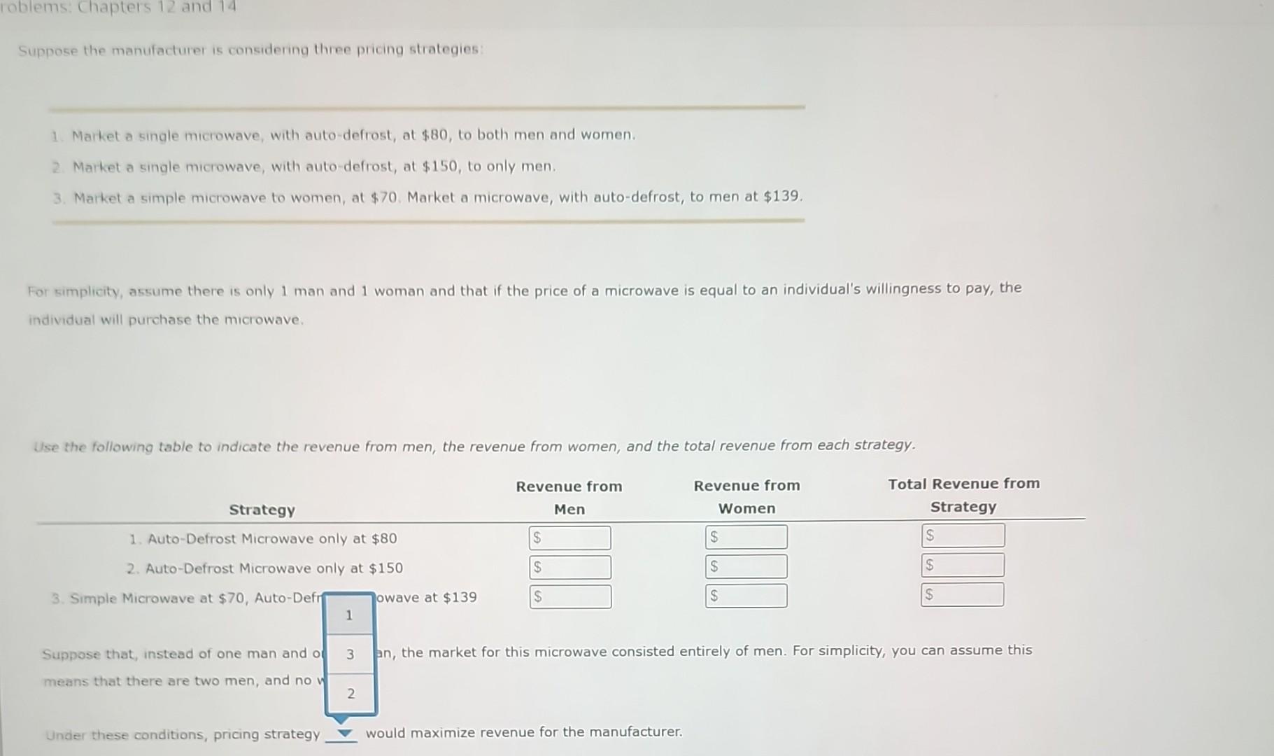 Solved Wrome the menufacture is considering three pring