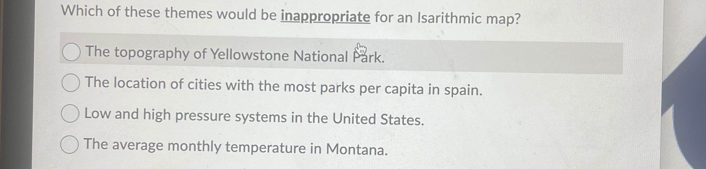 Solved Which of these themes would be inappropriate for an | Chegg.com