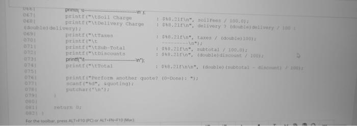 Solved please find the bugs inside this code and tel the | Chegg.com
