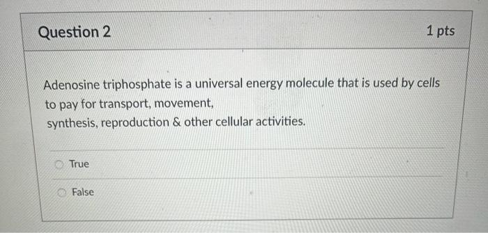 Solved Which of the following is not true of enzymes? | Chegg.com