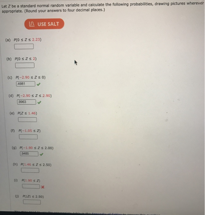 Solved Let Z be a standard normal random variable and | Chegg.com