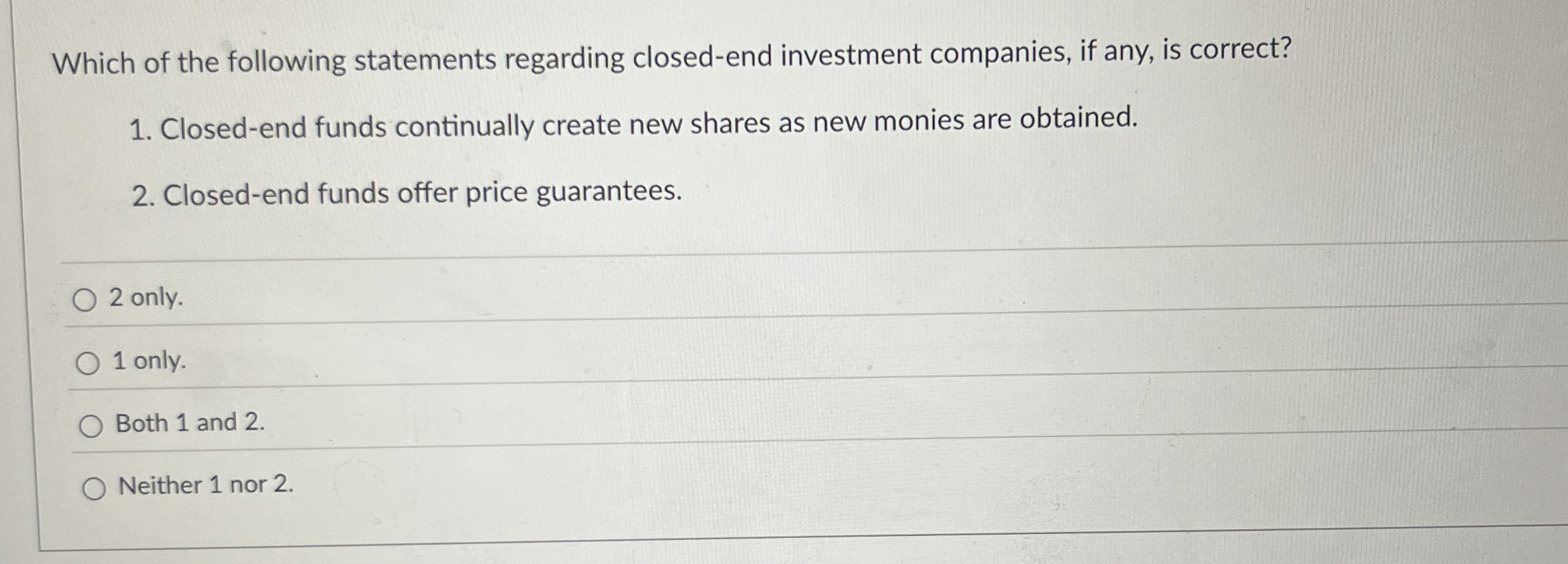 Solved Which of the following statements regarding | Chegg.com