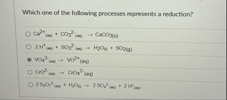 Solved Which one of the following processes represents a | Chegg.com