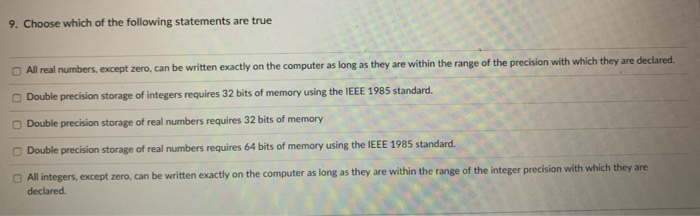 Solved 32. Which of the following does NOT hold true of the