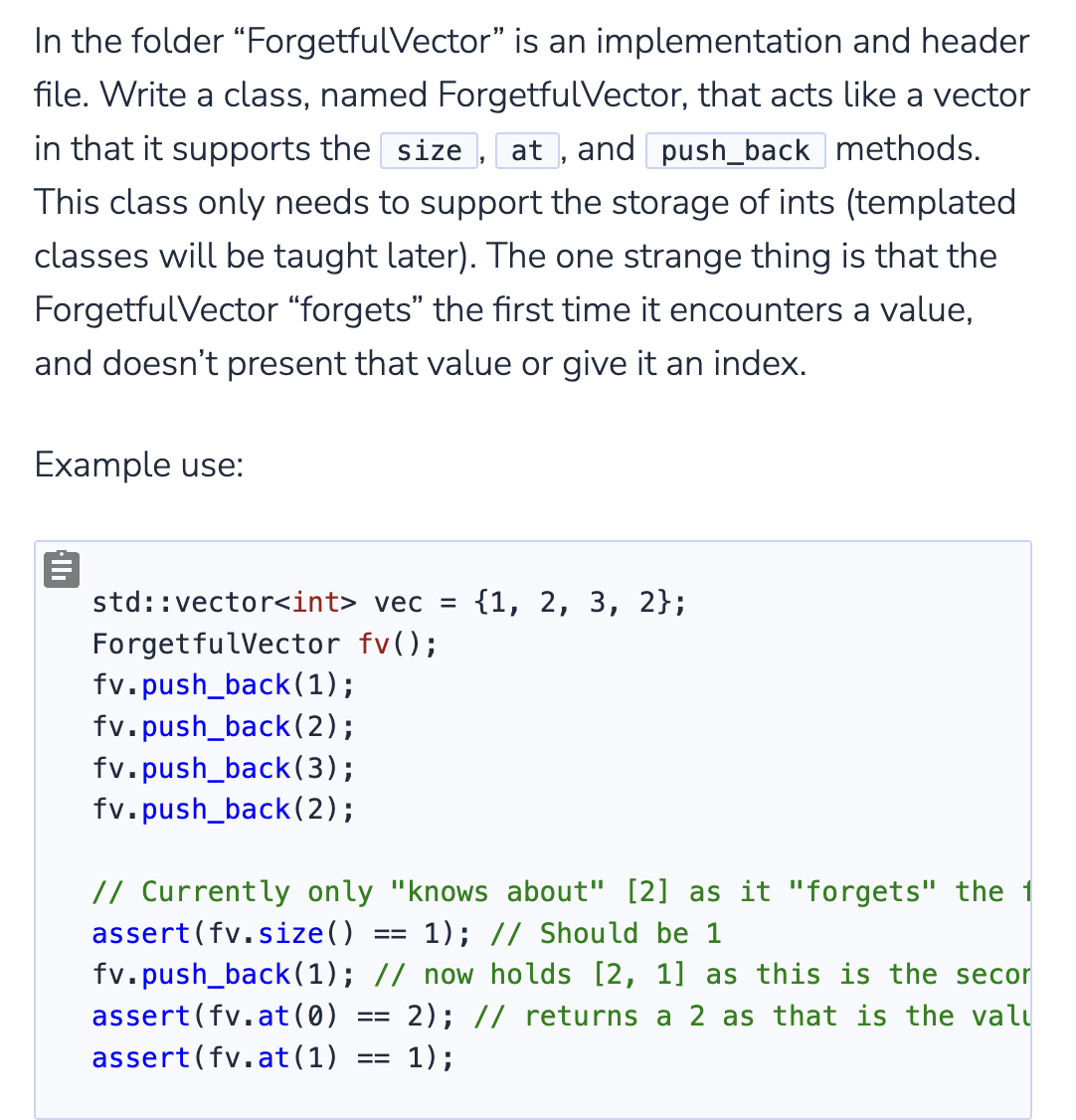 2. Vector ﻿C++In the folder