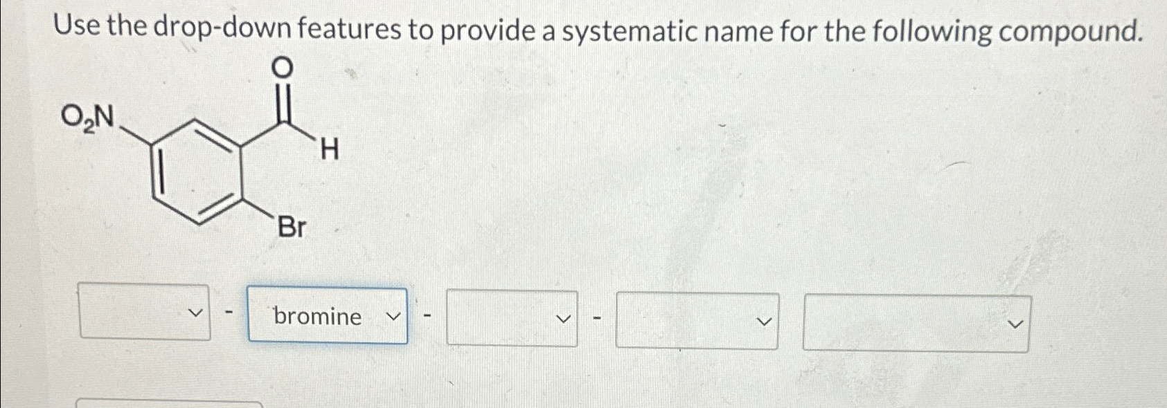 Solved Use the drop-down features to provide a systematic | Chegg.com