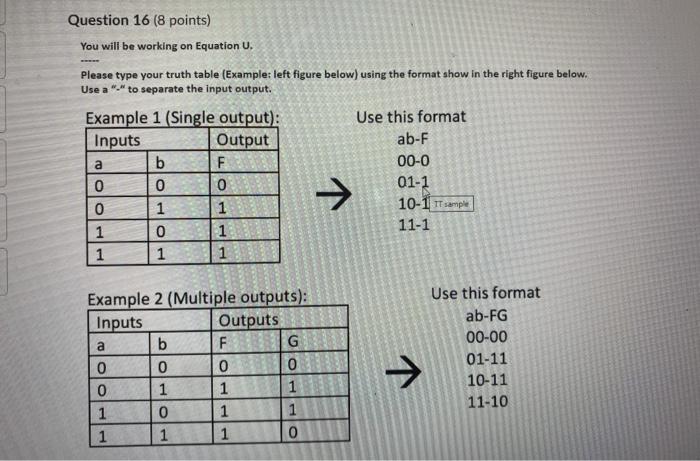 Solved Question 16 (8 points) You will be working on | Chegg.com