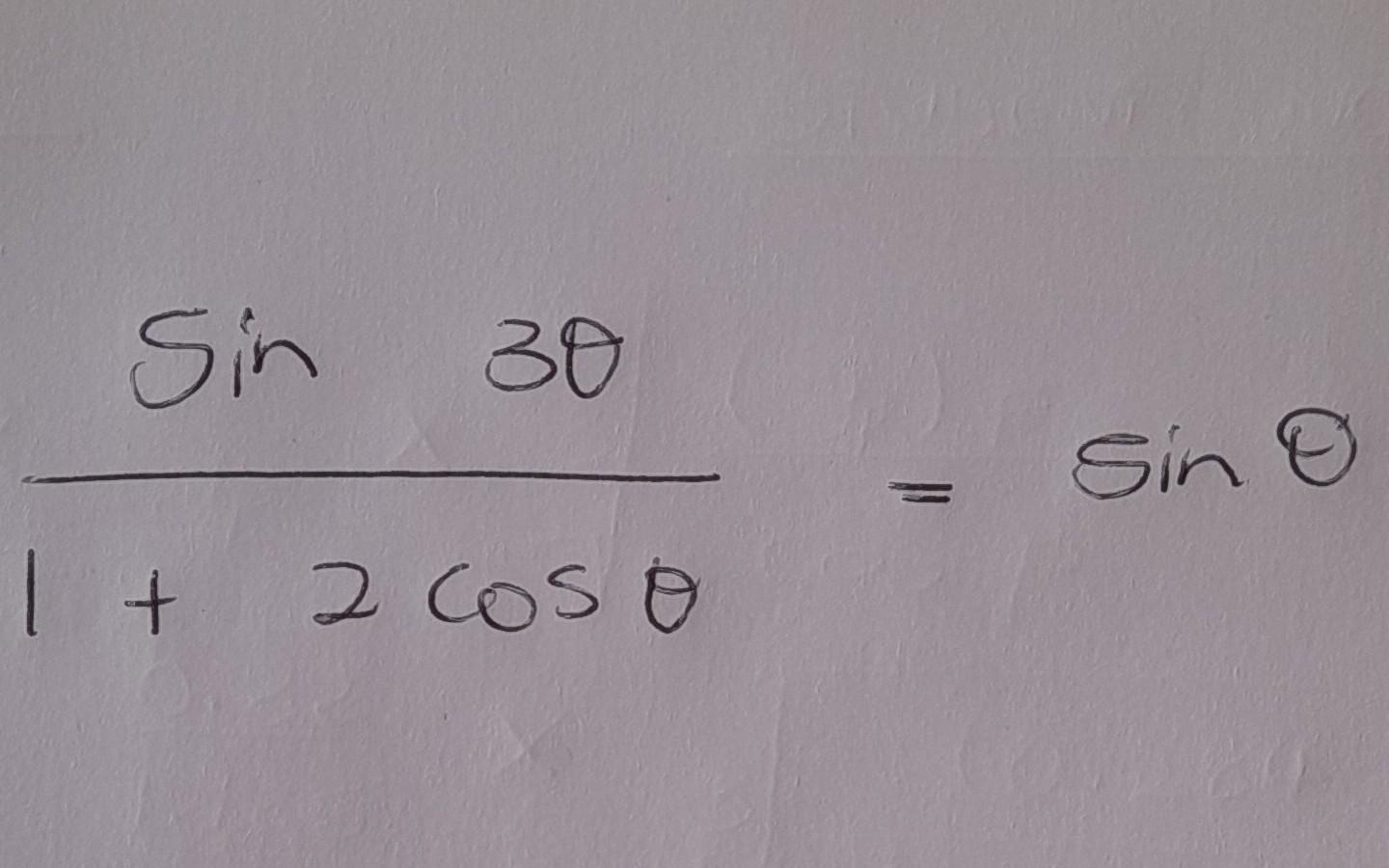 Solved 1 2cos sin3 sin Chegg