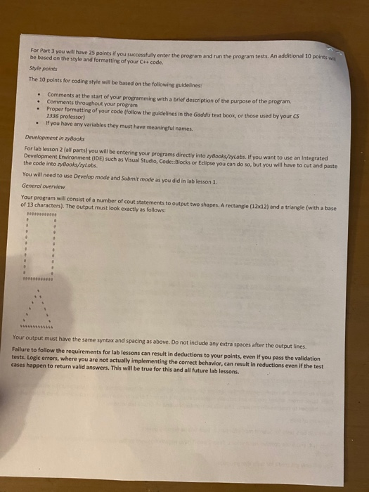 Solved For Part 3 you will have 25 points if you | Chegg.com