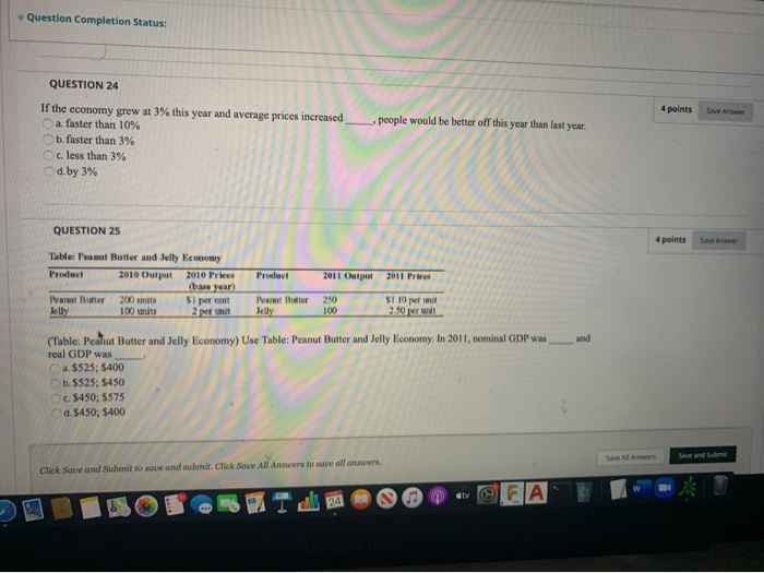 Solved Question Completion Status: QUESTION 24 4 points Save | Chegg.com