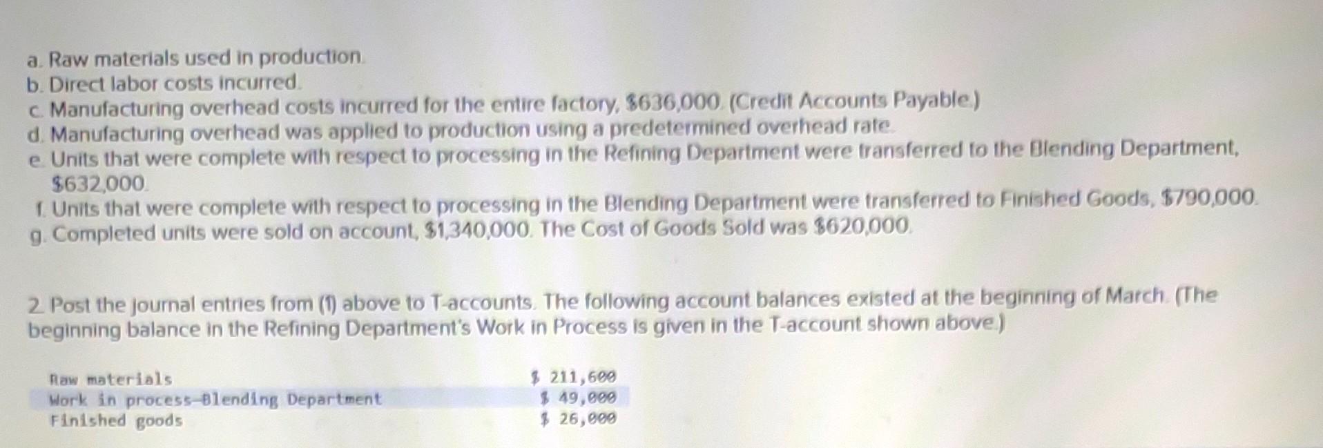 Solved Lubricants, Incorporated, produces a special kind of