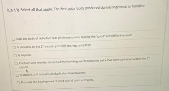 haploid or diploid first polar body