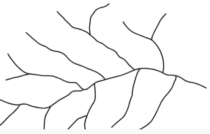 Volcano Stream Pattern Solved 1A) The figure here shows the stream pattern within a | Chegg.com