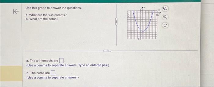 Solved Use this graph to answer the questions. a. What are | Chegg.com