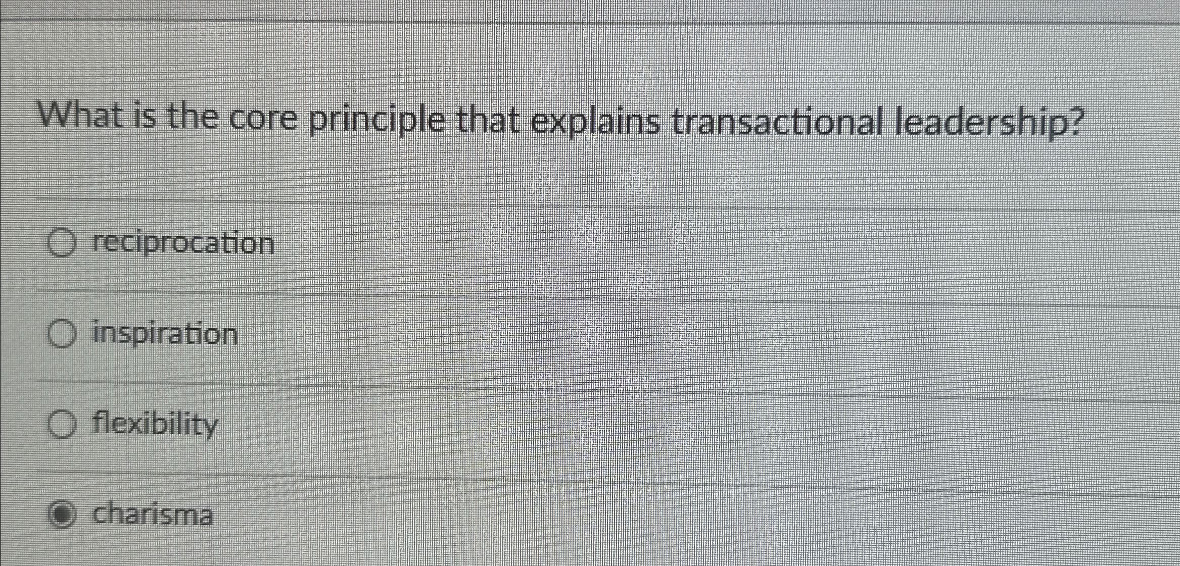 Solved What is the core principle that explains | Chegg.com