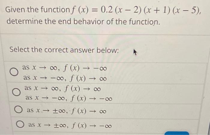 Solved Given The Function F X X X X Determine Chegg Com