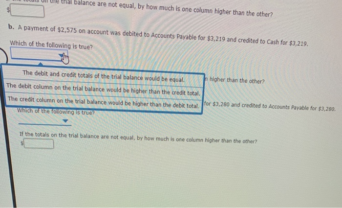 Solved Balance Errors For each of the following considered | Chegg.com
