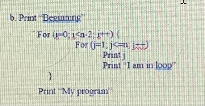 Solved a. Print 