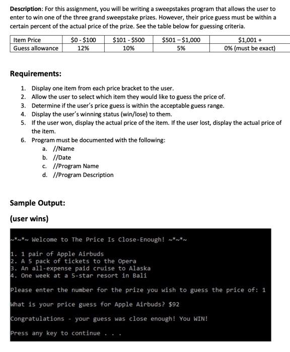 Solved using c++ language using switch statement with | Chegg.com