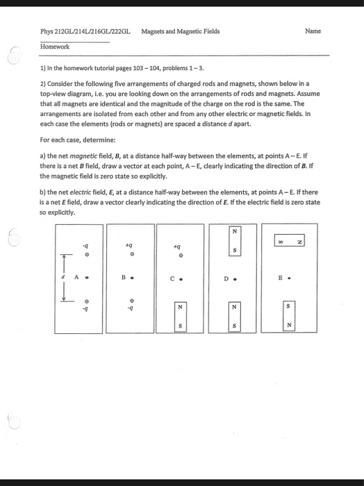 magnets homework