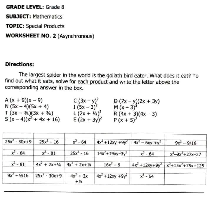 Solved Grade Level Grade 8 Subject Mathematics Topic Chegg Com