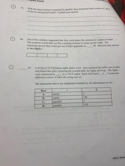 science 30 unit c electromagnetic energy assignment booklet c1 answers