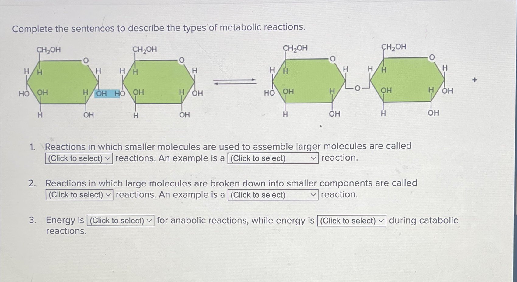 Solved Complete the sentences to describe the types of | Chegg.com