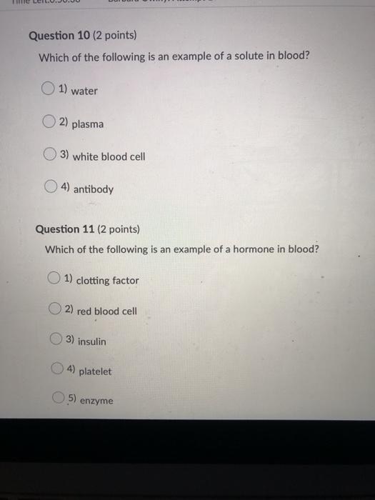 Solved Question 10 (2 points) Which of the following is an | Chegg.com