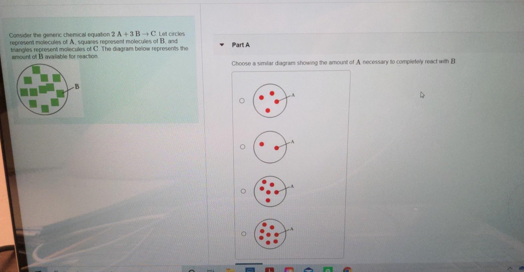 Solved Consider The Generic Chemical Equation 2 A +3B - C. | Chegg.com