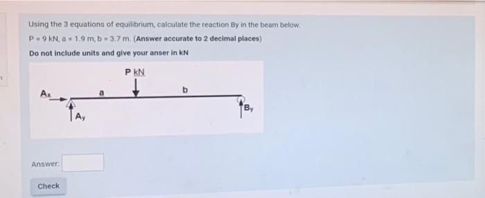 Solved A simply supported beam has an angled point load P | Chegg.com