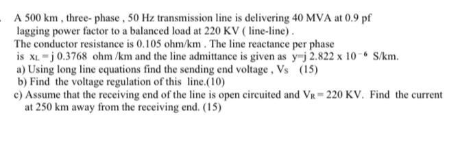 Solved B C A 0.5m 0.5m 12m 12m A three phase,50 Hz | Chegg.com