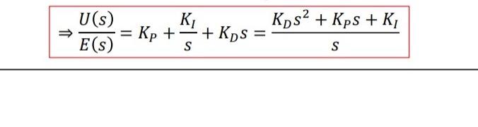 Solved Please transfer the PID transfer function to the Z | Chegg.com