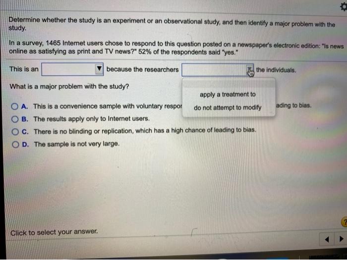 solved-determine-whether-the-study-is-an-experiment-or-an-chegg