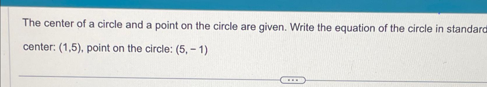 center point of a circle definition