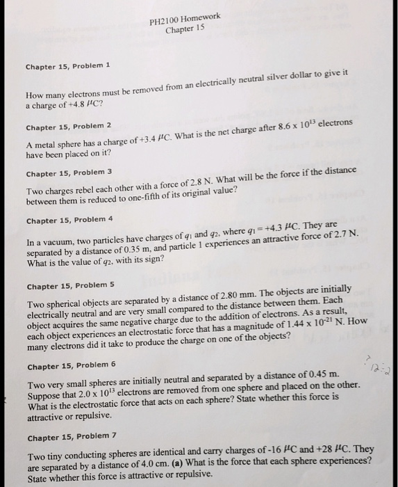 Solved PH2100 Homework Chapter 15 Chapter 15, Problem 1 How | Chegg.com