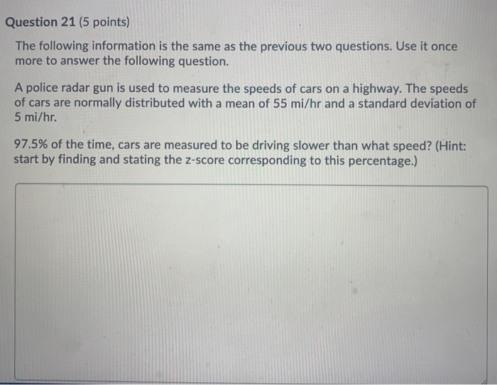 Solved Question 19 (5 points) Use the following information | Chegg.com