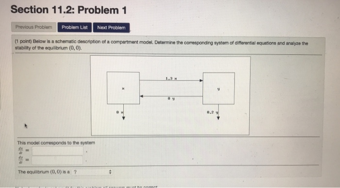 Solved Section 11.2: Problem 1 Previous Problem Problem List | Chegg.com