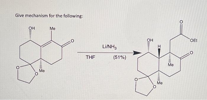 Solved Give Mechanism For The Following: | Chegg.com