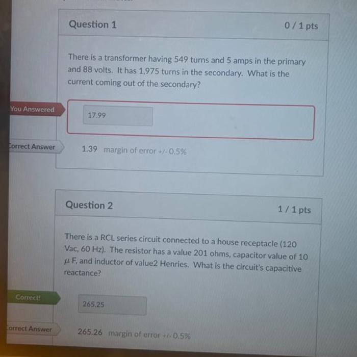 Solved There is a transformer having 549 turns and 5 amps in | Chegg.com