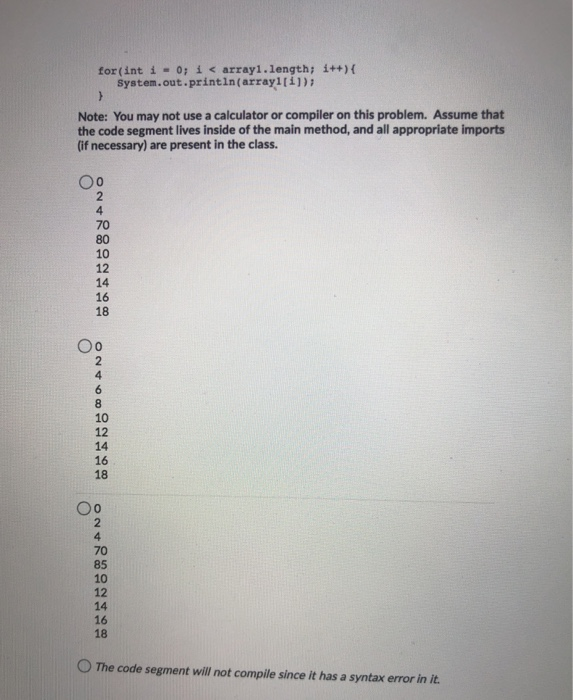 Solved Question 6 (5 points) Which of the following is not a | Chegg.com