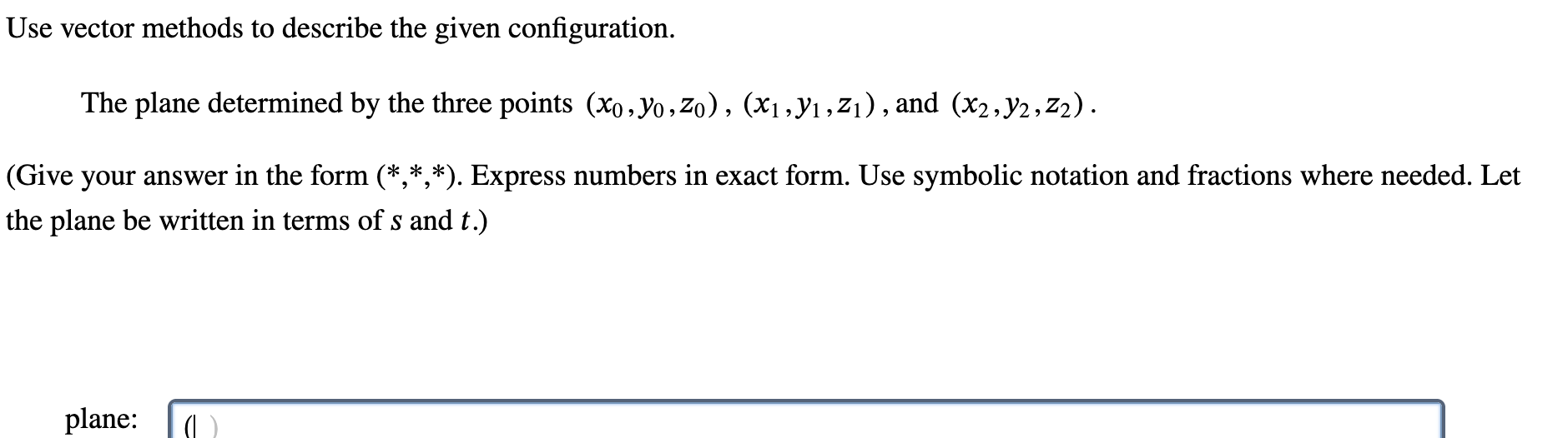Solved Use vector methods to describe the given | Chegg.com