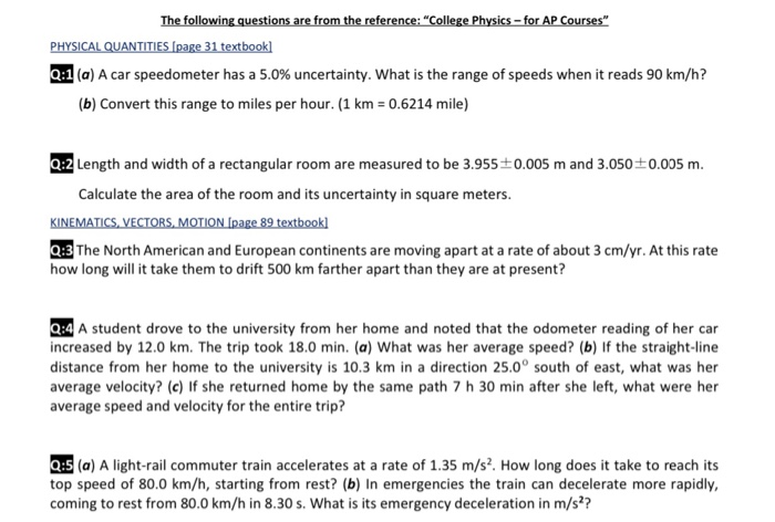 Solved The Following Questions Are From The Reference C Chegg Com