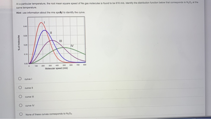 Which Of The Following Factors Influence Molecular Speed Solved The distributions of molecular speed for five gases | Chegg.com